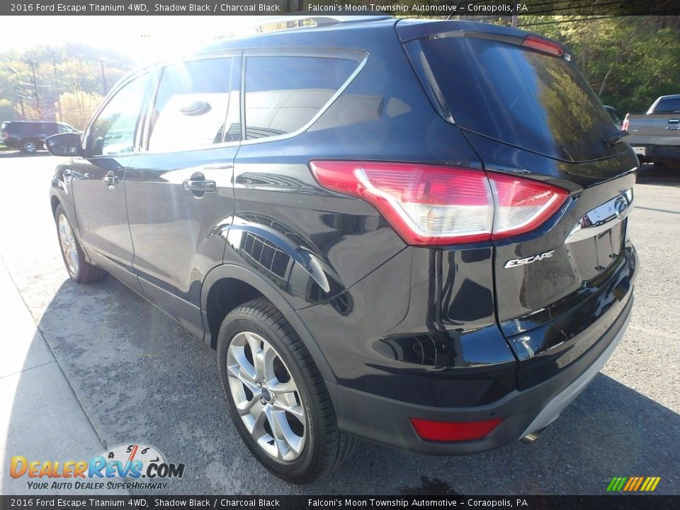 2016 Ford Escape Titanium 4WD Shadow Black / Charcoal Black Photo #4