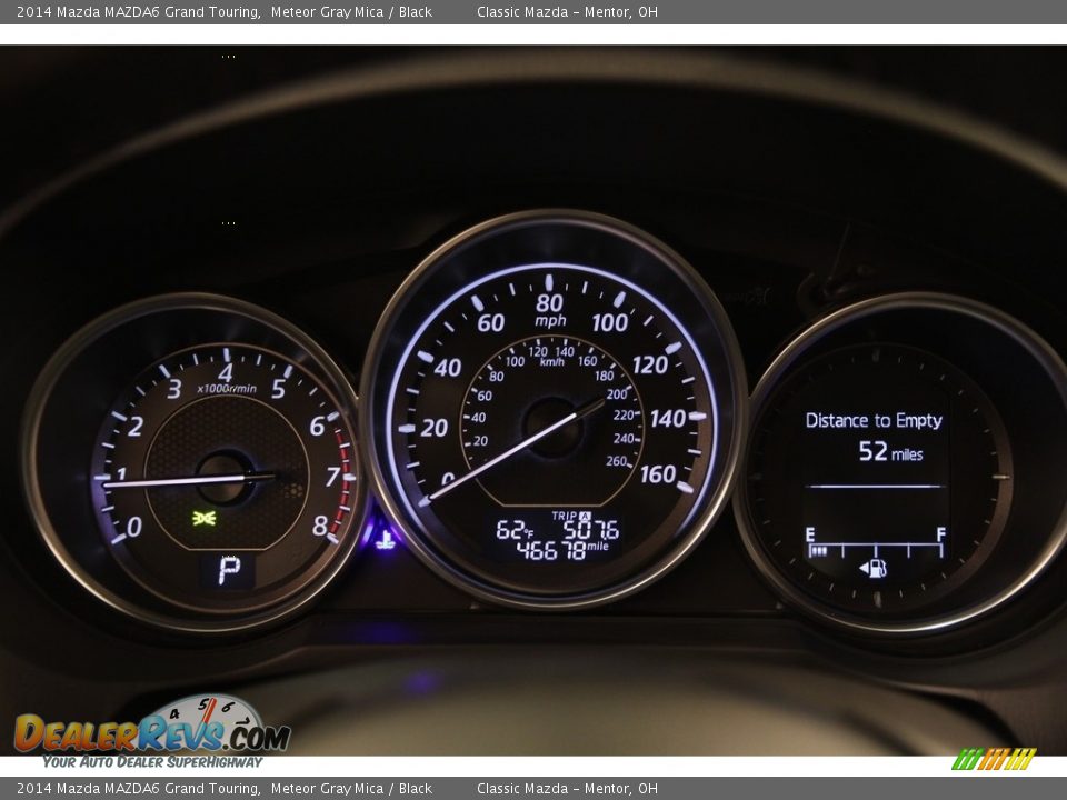 2014 Mazda MAZDA6 Grand Touring Meteor Gray Mica / Black Photo #7