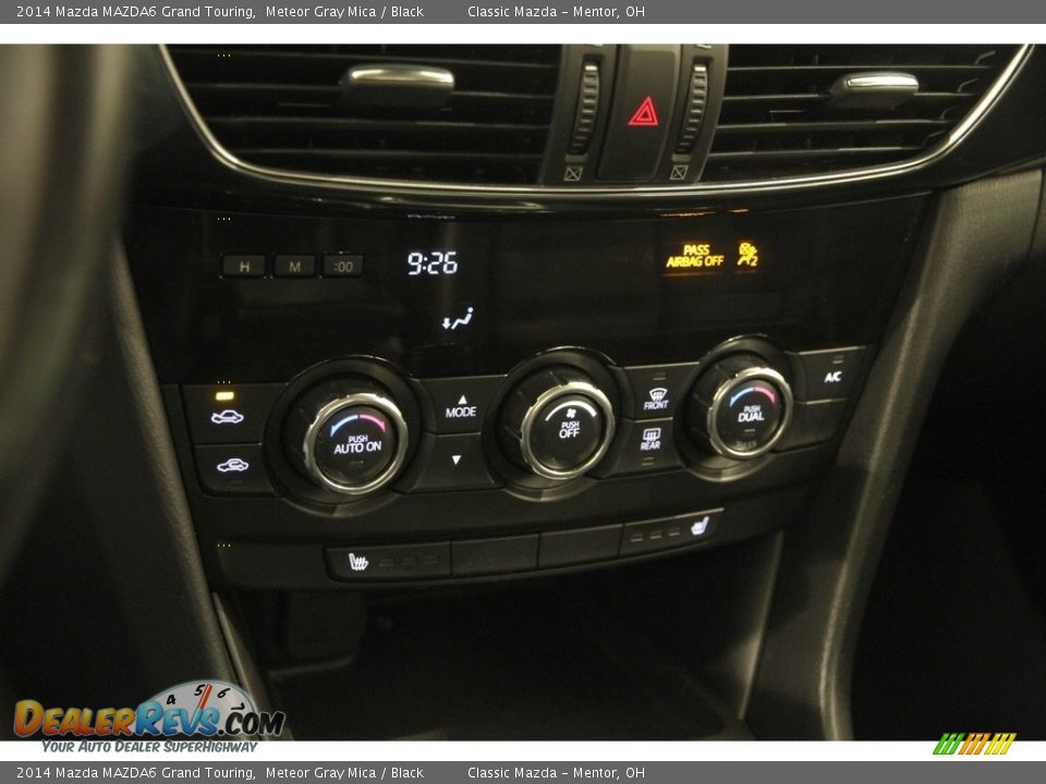 2014 Mazda MAZDA6 Grand Touring Meteor Gray Mica / Black Photo #9
