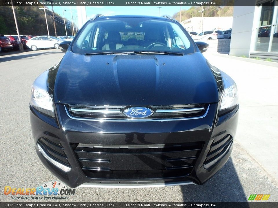 2016 Ford Escape Titanium 4WD Shadow Black / Charcoal Black Photo #8