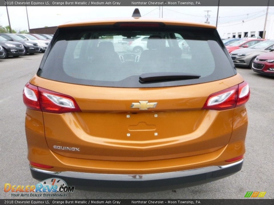 2018 Chevrolet Equinox LS Orange Burst Metallic / Medium Ash Gray Photo #4