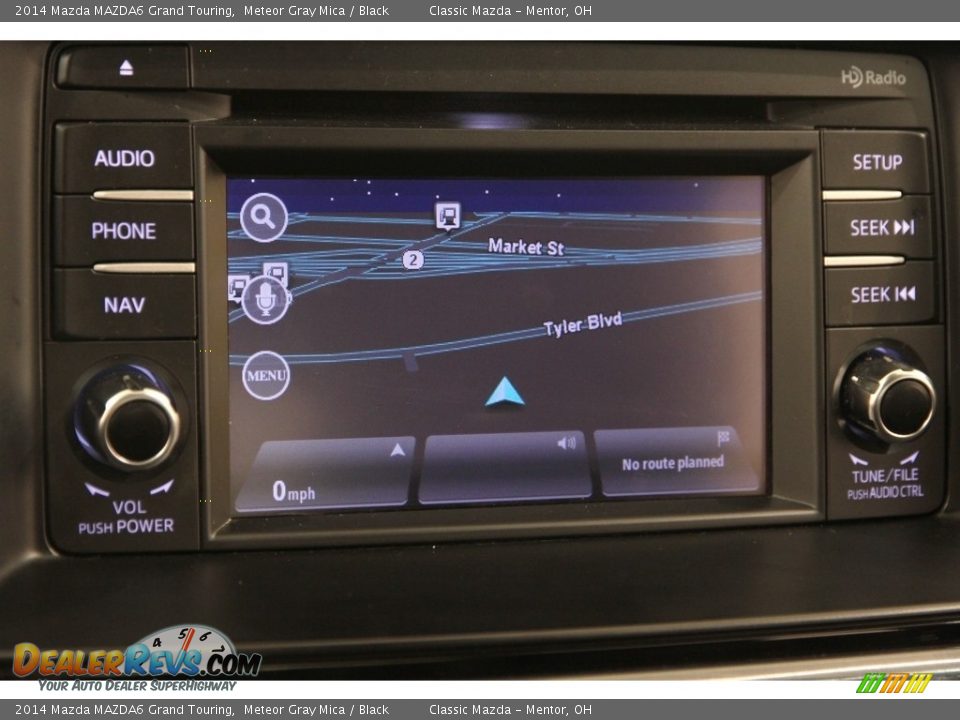 2014 Mazda MAZDA6 Grand Touring Meteor Gray Mica / Black Photo #11