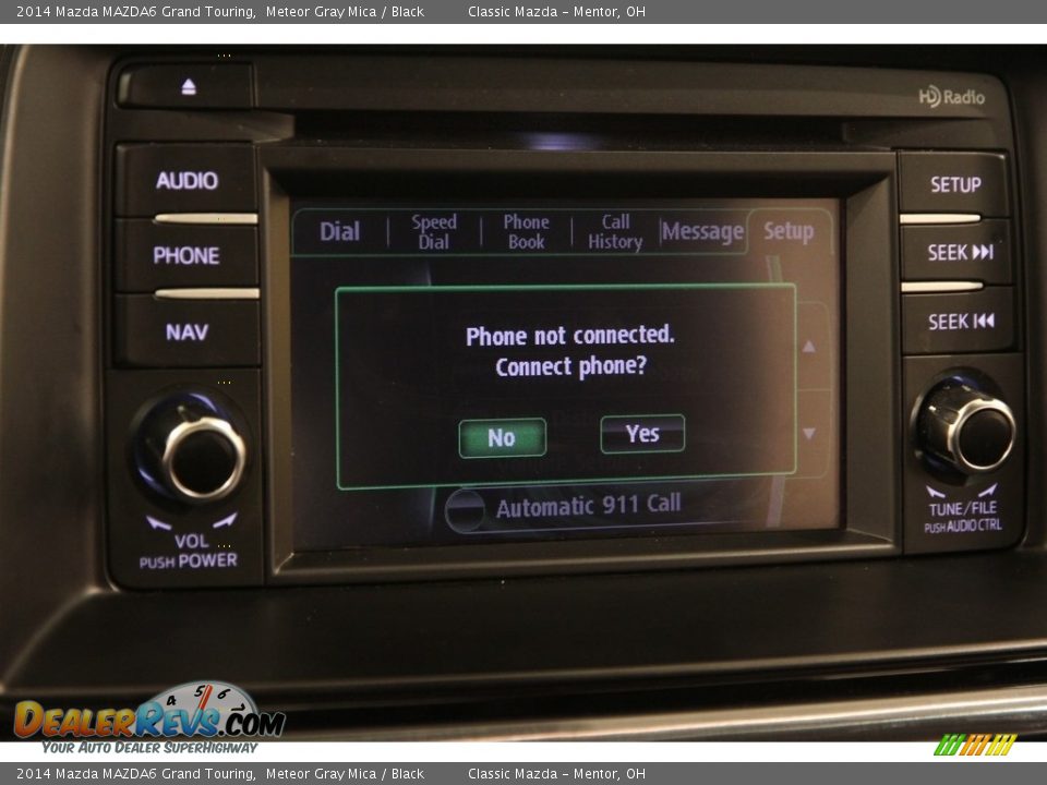 2014 Mazda MAZDA6 Grand Touring Meteor Gray Mica / Black Photo #13