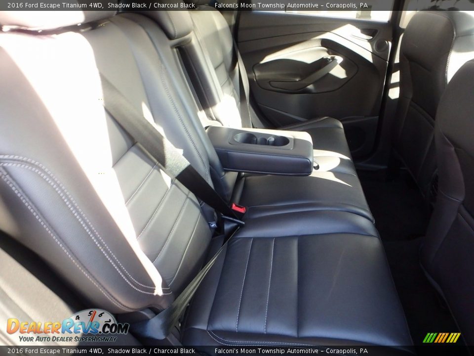 2016 Ford Escape Titanium 4WD Shadow Black / Charcoal Black Photo #15
