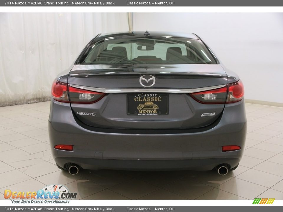 2014 Mazda MAZDA6 Grand Touring Meteor Gray Mica / Black Photo #18