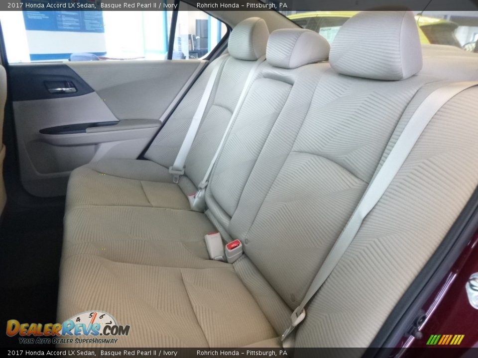 2017 Honda Accord LX Sedan Basque Red Pearl II / Ivory Photo #7