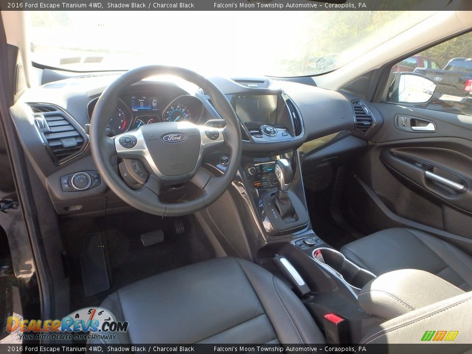 2016 Ford Escape Titanium 4WD Shadow Black / Charcoal Black Photo #18