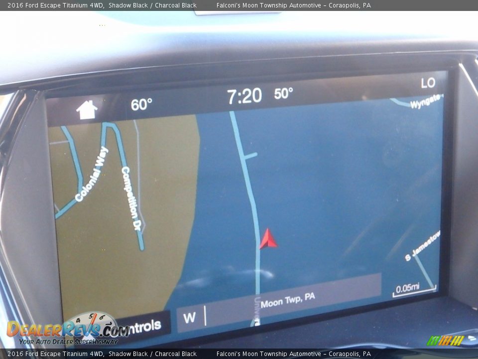 2016 Ford Escape Titanium 4WD Shadow Black / Charcoal Black Photo #21