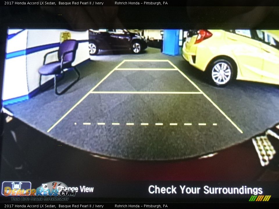 2017 Honda Accord LX Sedan Basque Red Pearl II / Ivory Photo #12