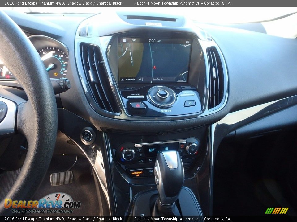 2016 Ford Escape Titanium 4WD Shadow Black / Charcoal Black Photo #22