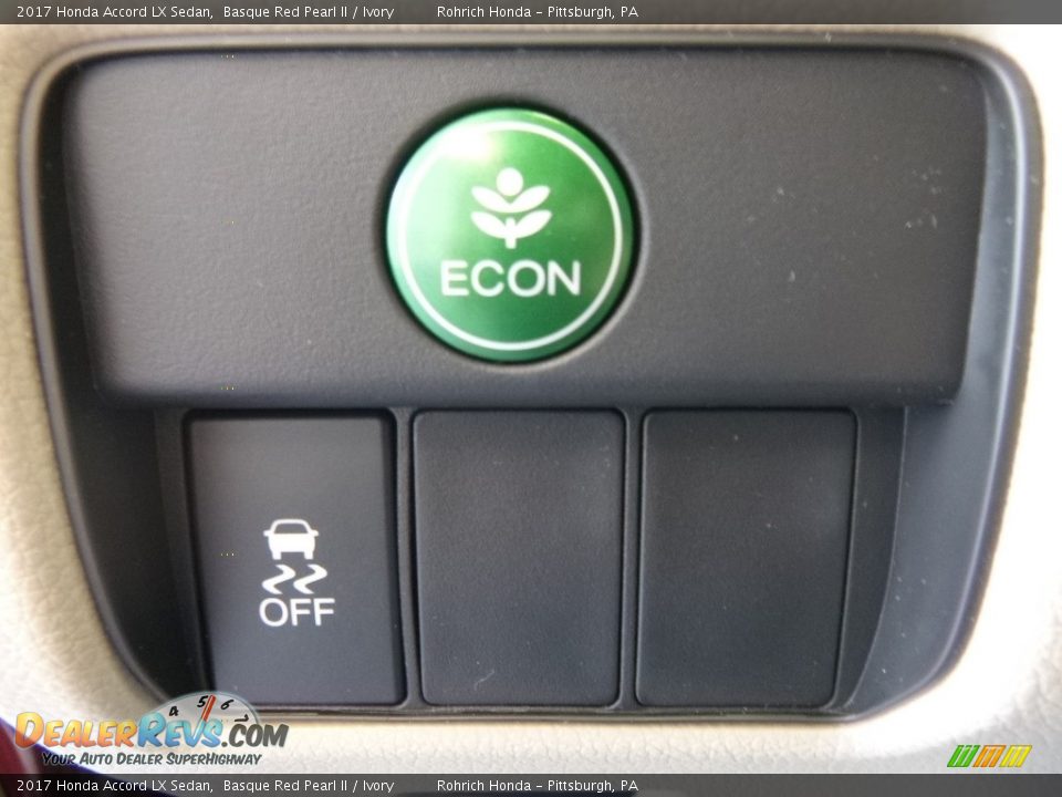 2017 Honda Accord LX Sedan Basque Red Pearl II / Ivory Photo #14