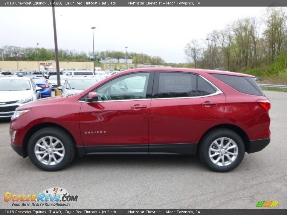 2018 Chevrolet Equinox LT AWD Cajun Red Tintcoat / Jet Black Photo #2