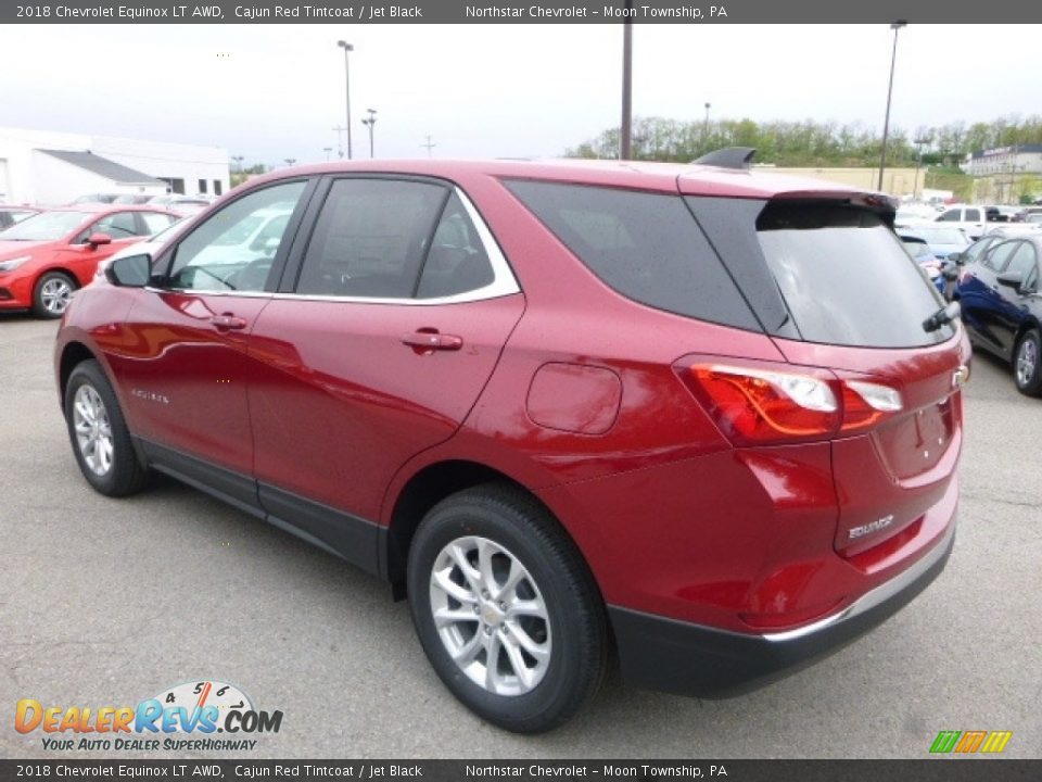 2018 Chevrolet Equinox LT AWD Cajun Red Tintcoat / Jet Black Photo #3