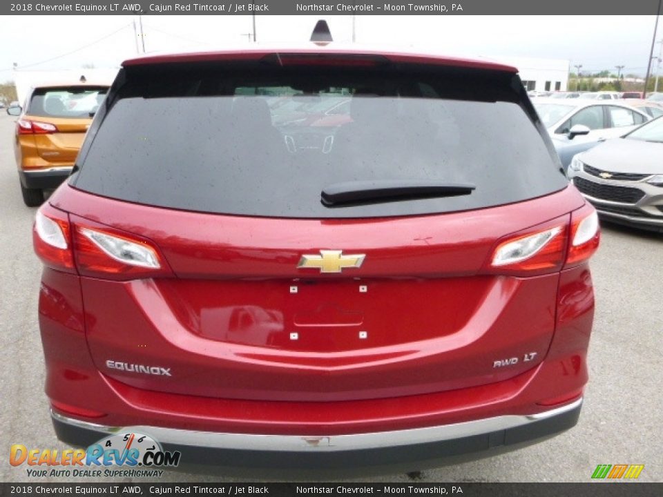 2018 Chevrolet Equinox LT AWD Cajun Red Tintcoat / Jet Black Photo #4