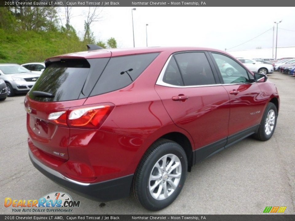 2018 Chevrolet Equinox LT AWD Cajun Red Tintcoat / Jet Black Photo #5