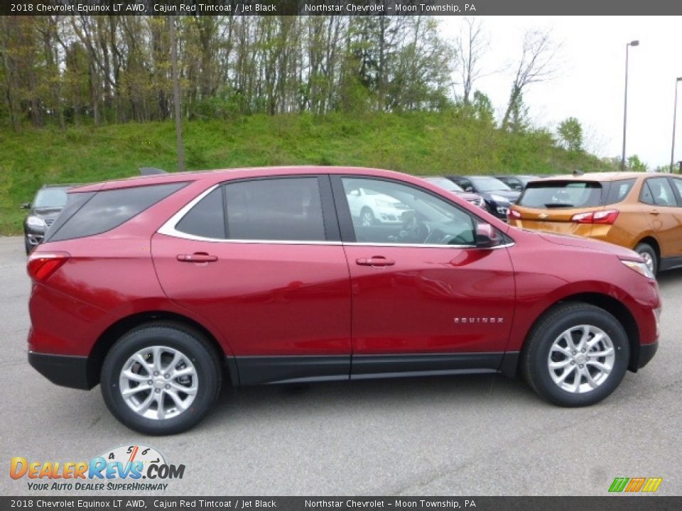 2018 Chevrolet Equinox LT AWD Cajun Red Tintcoat / Jet Black Photo #6