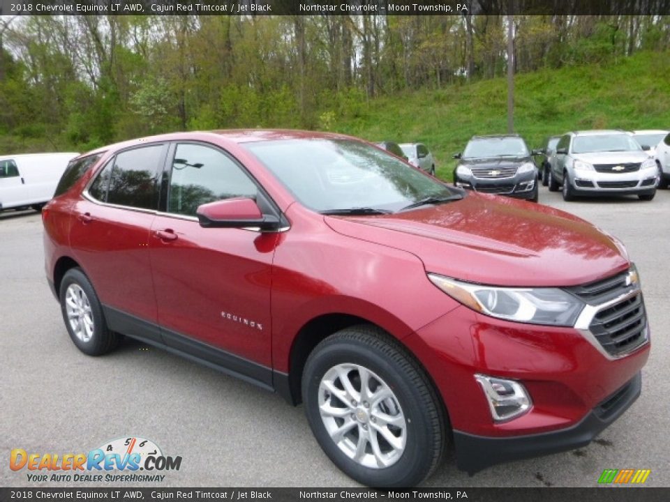2018 Chevrolet Equinox LT AWD Cajun Red Tintcoat / Jet Black Photo #7
