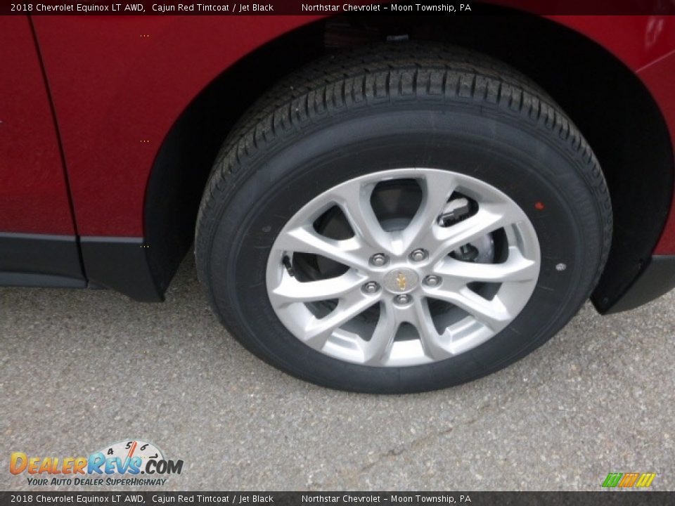 2018 Chevrolet Equinox LT AWD Cajun Red Tintcoat / Jet Black Photo #9