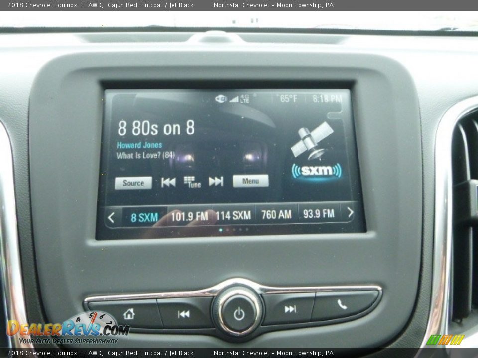 2018 Chevrolet Equinox LT AWD Cajun Red Tintcoat / Jet Black Photo #18