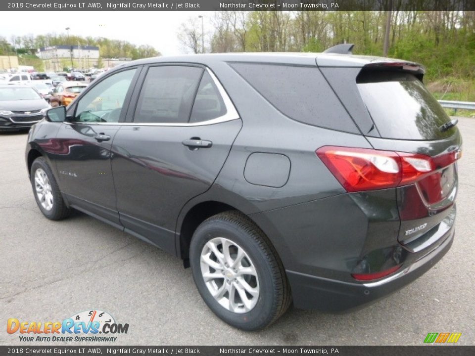 2018 Chevrolet Equinox LT AWD Nightfall Gray Metallic / Jet Black Photo #3