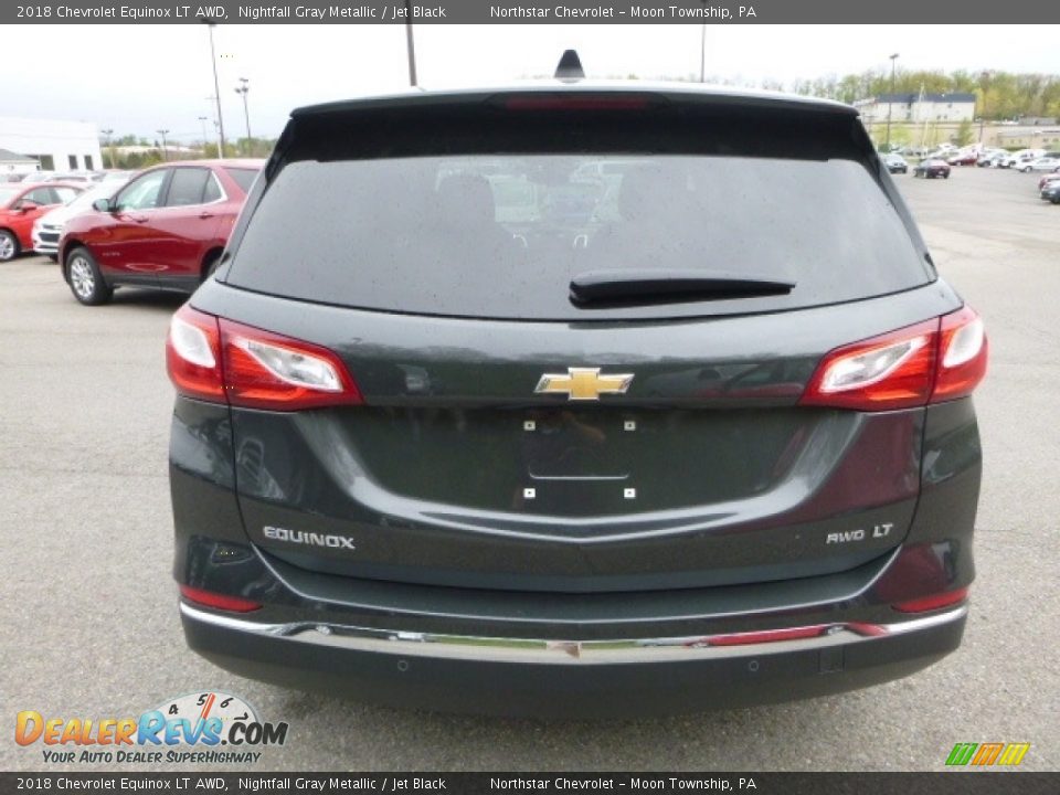2018 Chevrolet Equinox LT AWD Nightfall Gray Metallic / Jet Black Photo #4