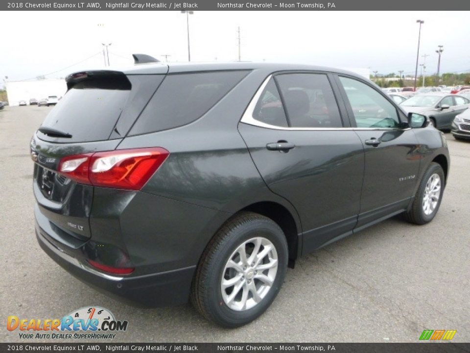 2018 Chevrolet Equinox LT AWD Nightfall Gray Metallic / Jet Black Photo #5