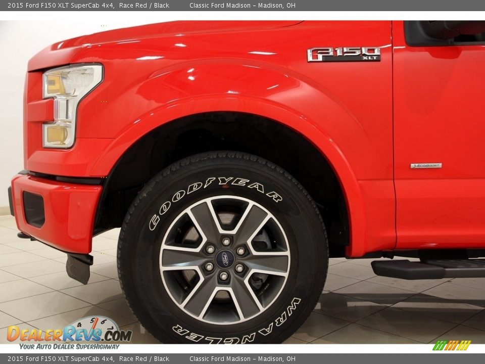 2015 Ford F150 XLT SuperCab 4x4 Race Red / Black Photo #29