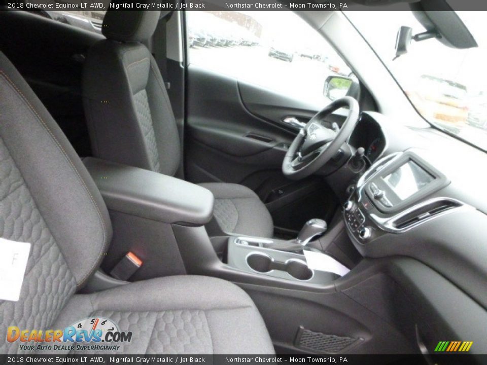 2018 Chevrolet Equinox LT AWD Nightfall Gray Metallic / Jet Black Photo #10