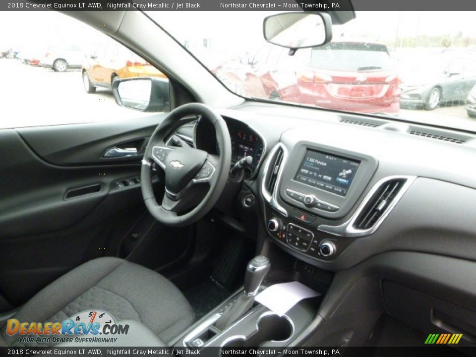 2018 Chevrolet Equinox LT AWD Nightfall Gray Metallic / Jet Black Photo #11