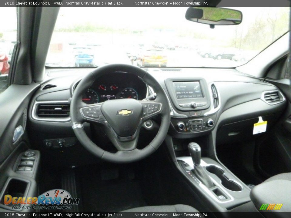 2018 Chevrolet Equinox LT AWD Nightfall Gray Metallic / Jet Black Photo #13