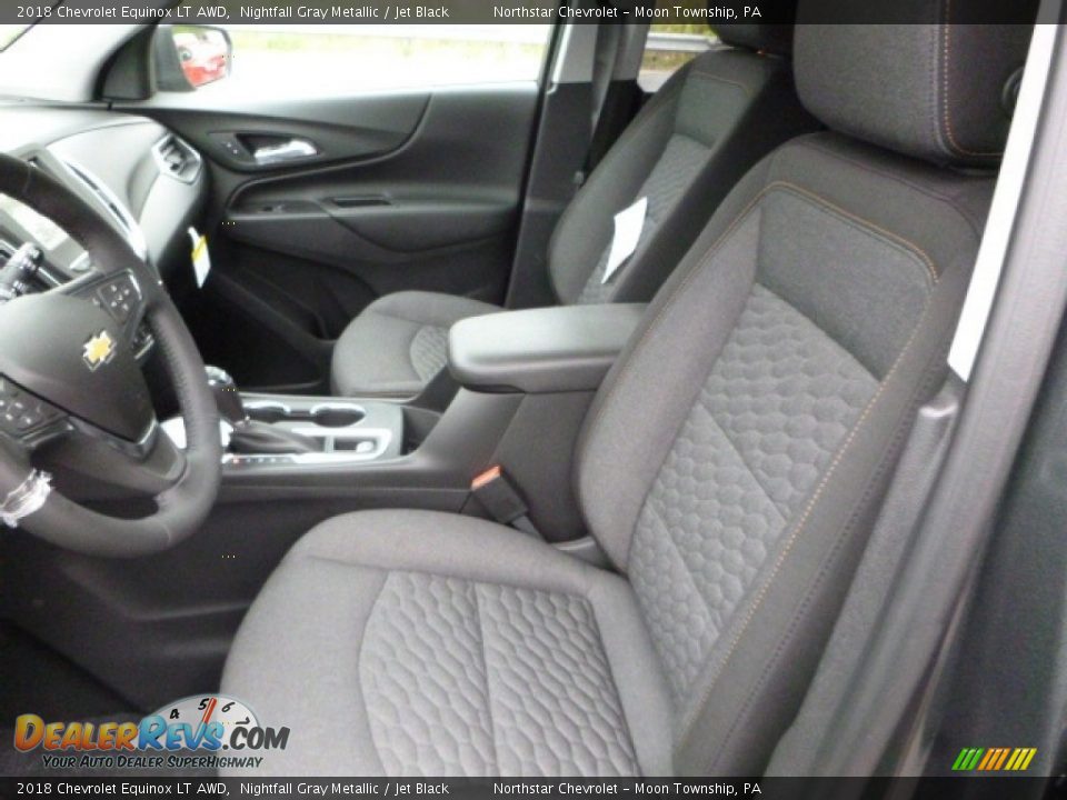 2018 Chevrolet Equinox LT AWD Nightfall Gray Metallic / Jet Black Photo #14