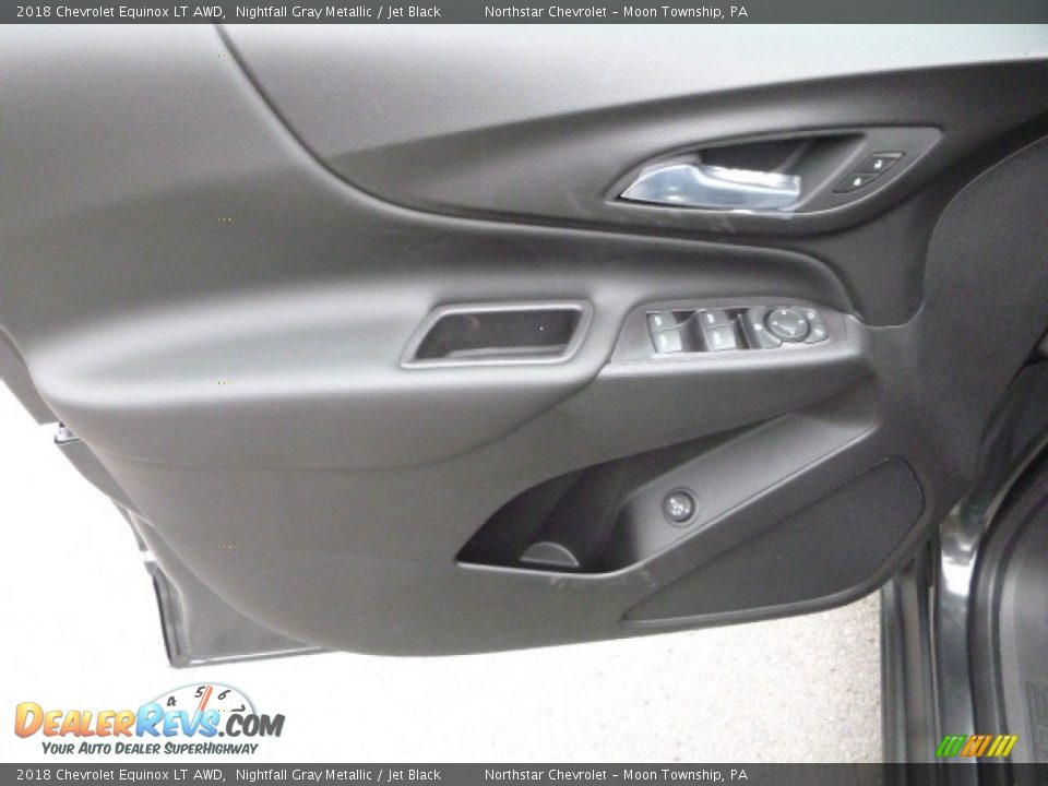 2018 Chevrolet Equinox LT AWD Nightfall Gray Metallic / Jet Black Photo #15