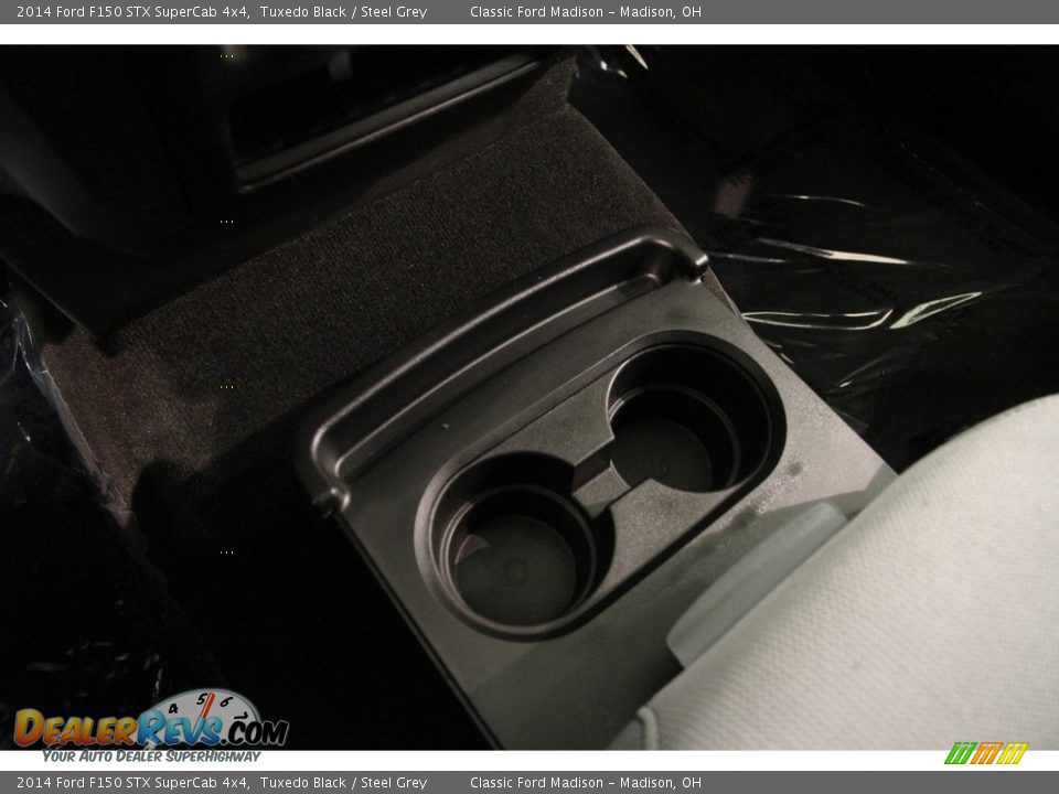 2014 Ford F150 STX SuperCab 4x4 Tuxedo Black / Steel Grey Photo #10