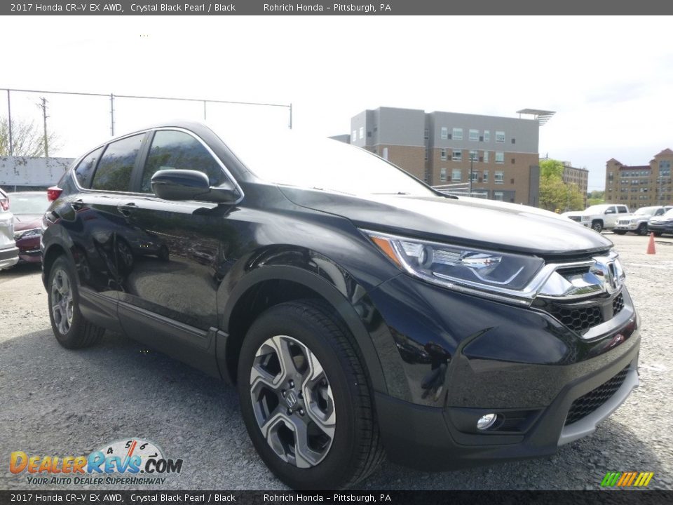 2017 Honda CR-V EX AWD Crystal Black Pearl / Black Photo #1
