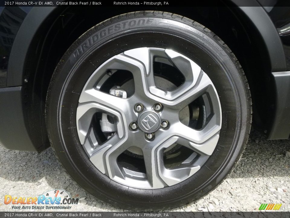2017 Honda CR-V EX AWD Crystal Black Pearl / Black Photo #5