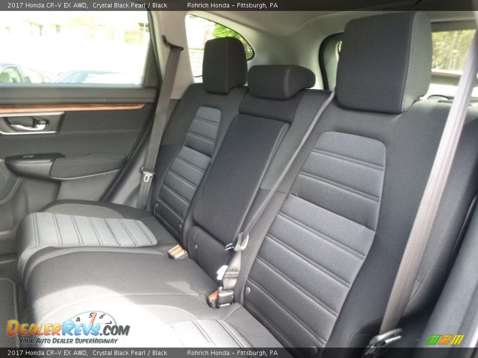 2017 Honda CR-V EX AWD Crystal Black Pearl / Black Photo #7
