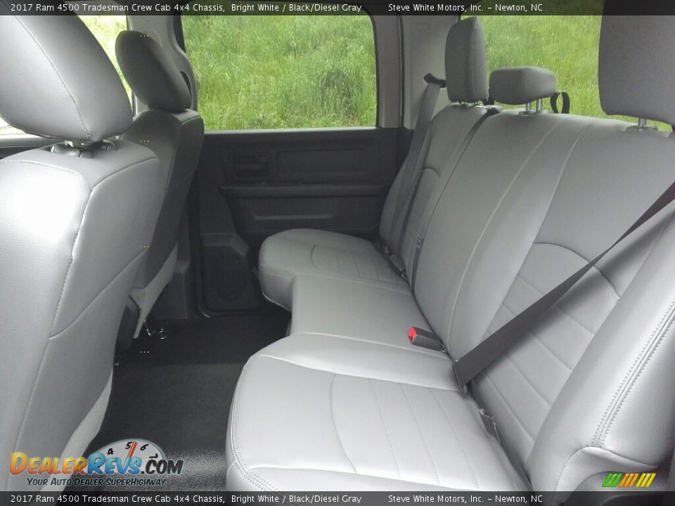 Rear Seat of 2017 Ram 4500 Tradesman Crew Cab 4x4 Chassis Photo #24