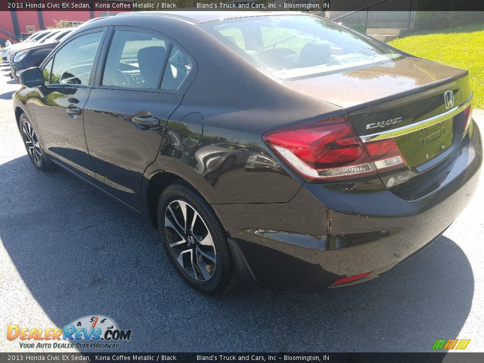 2013 Honda Civic EX Sedan Kona Coffee Metallic / Black Photo #3