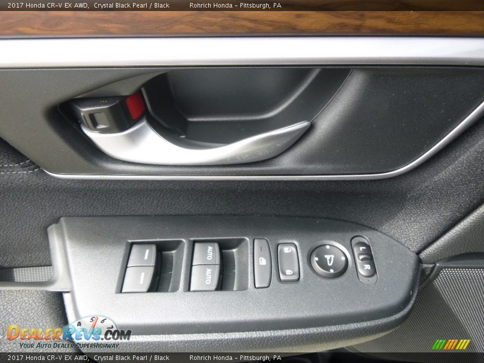 2017 Honda CR-V EX AWD Crystal Black Pearl / Black Photo #9
