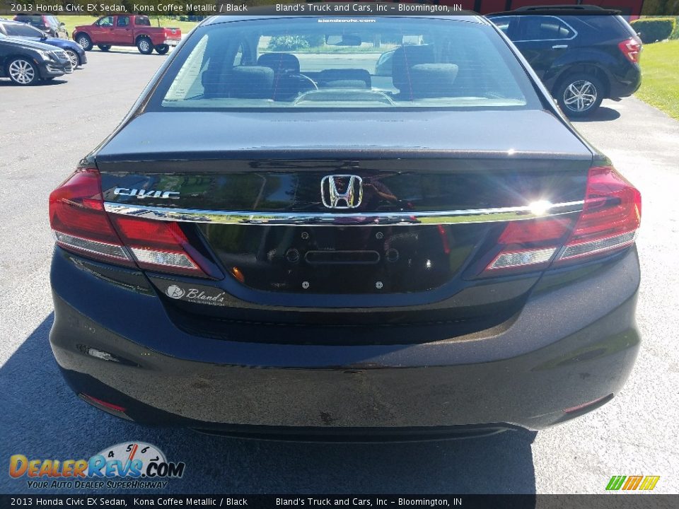 2013 Honda Civic EX Sedan Kona Coffee Metallic / Black Photo #4