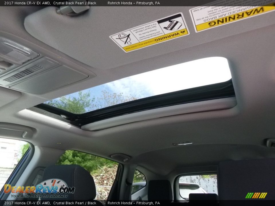2017 Honda CR-V EX AWD Crystal Black Pearl / Black Photo #12