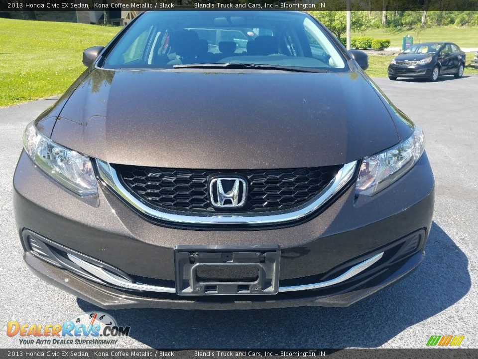 2013 Honda Civic EX Sedan Kona Coffee Metallic / Black Photo #8