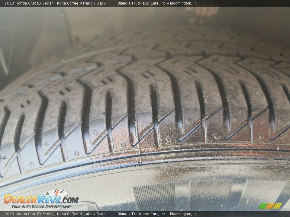 2013 Honda Civic EX Sedan Kona Coffee Metallic / Black Photo #9