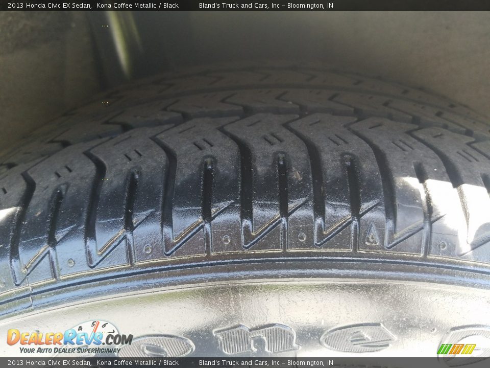 2013 Honda Civic EX Sedan Kona Coffee Metallic / Black Photo #11
