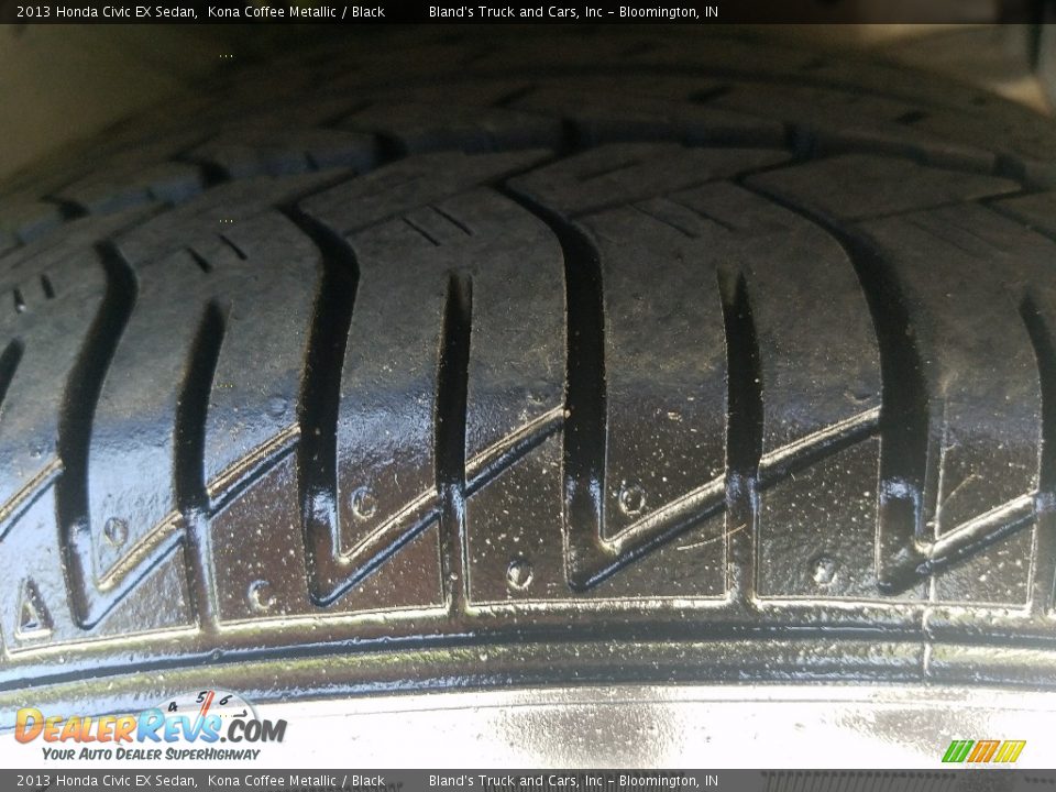 2013 Honda Civic EX Sedan Kona Coffee Metallic / Black Photo #12