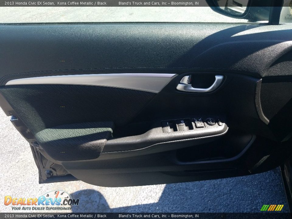 2013 Honda Civic EX Sedan Kona Coffee Metallic / Black Photo #15