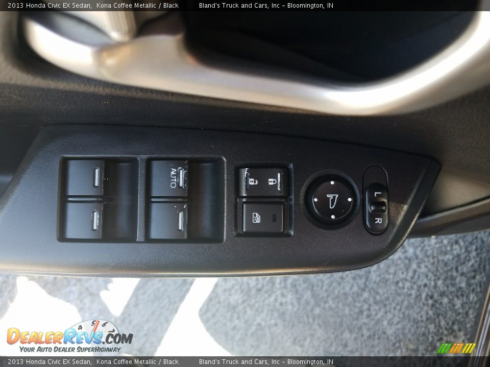 2013 Honda Civic EX Sedan Kona Coffee Metallic / Black Photo #16