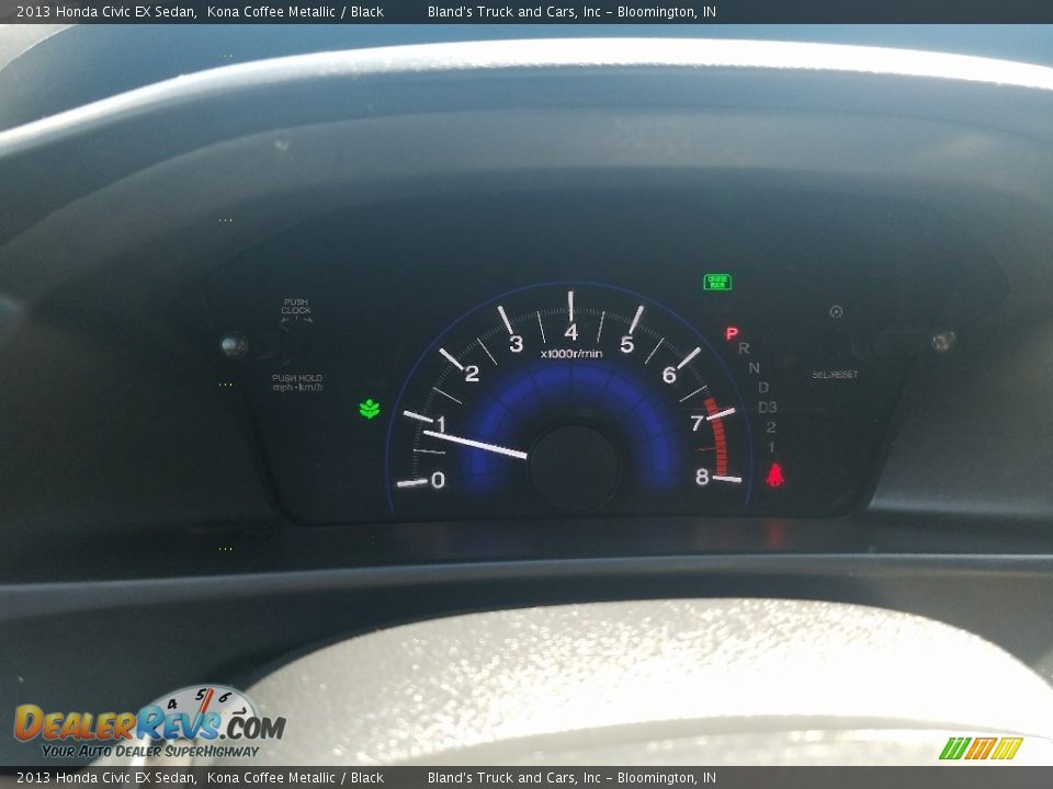 2013 Honda Civic EX Sedan Kona Coffee Metallic / Black Photo #18