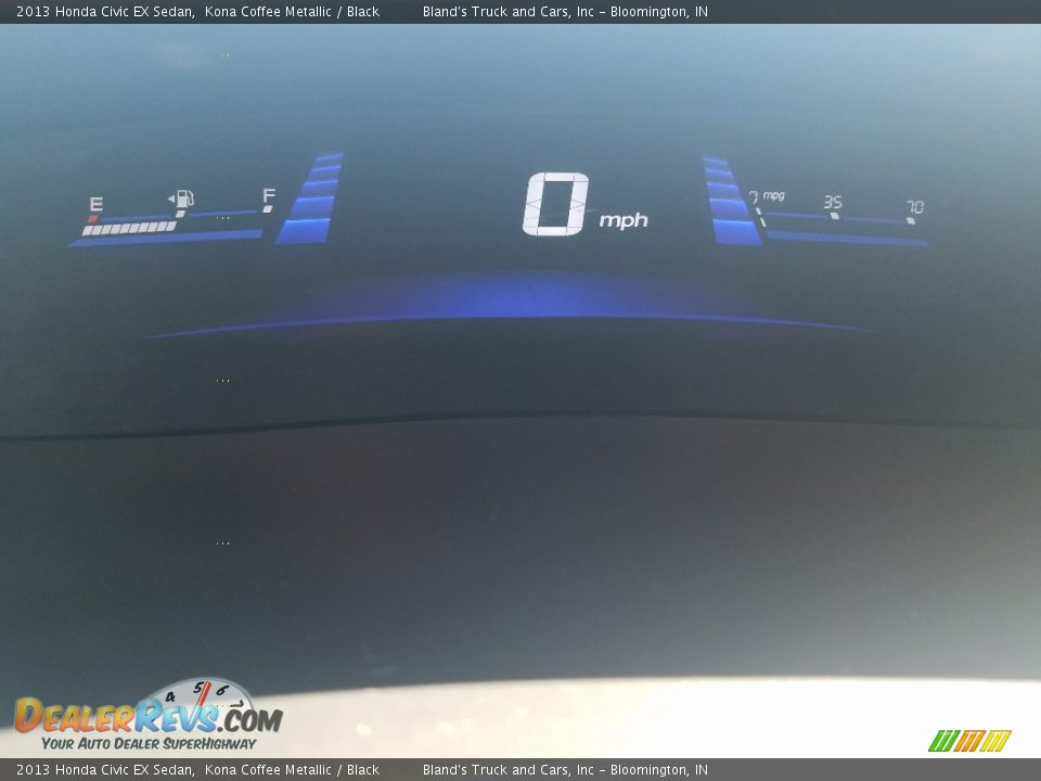 2013 Honda Civic EX Sedan Kona Coffee Metallic / Black Photo #19