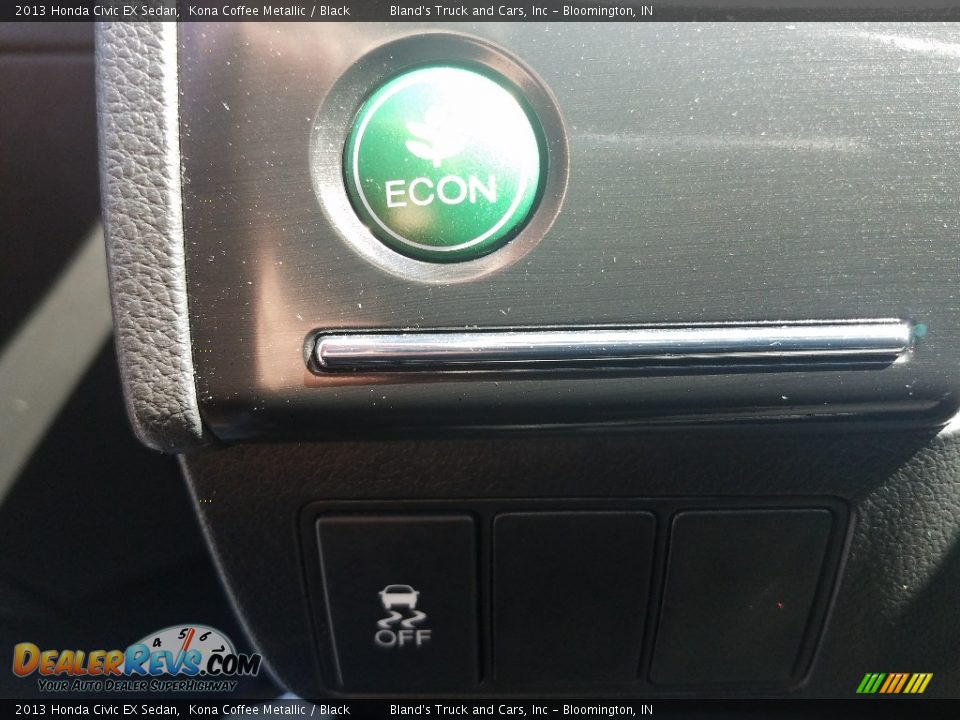 2013 Honda Civic EX Sedan Kona Coffee Metallic / Black Photo #22